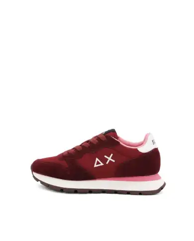 SUN 68 SNEAKERS ALLY SOLID BORDEAUX