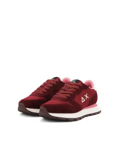 SUN 68 SNEAKERS ALLY SOLID BORDEAUX
