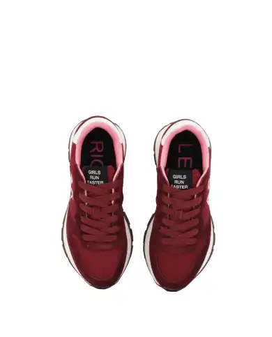 SUN 68 SNEAKERS ALLY SOLID BORDEAUX