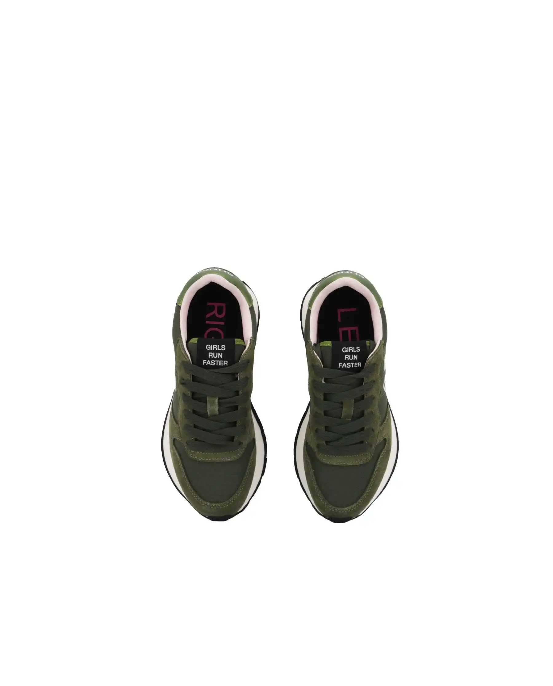 SUN 68 SNEAKERS ALLY SOLID VERDE MILITARE