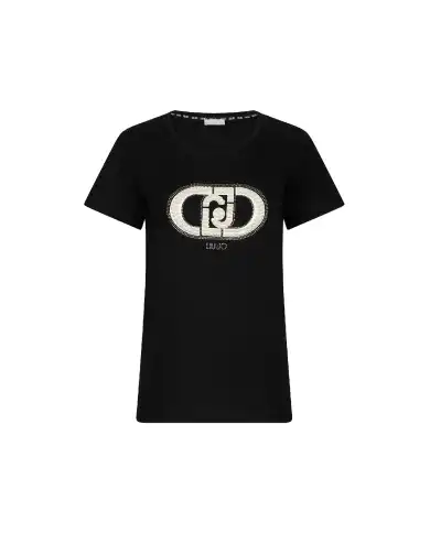 LIU JO T-SHIRT NERO