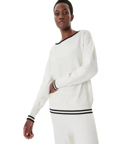 LIU JO MAGLIA BIANCO