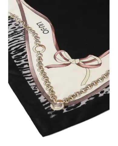 LIU JO FOULARD NERO LIU JO FOULARD NERO