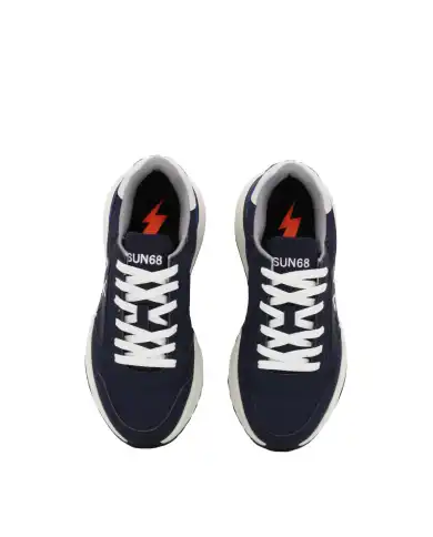 SUN 68 SNEAKERS NIKI SOLID BLU SUN 68 SNEAKERS NIKI SOLID BLU