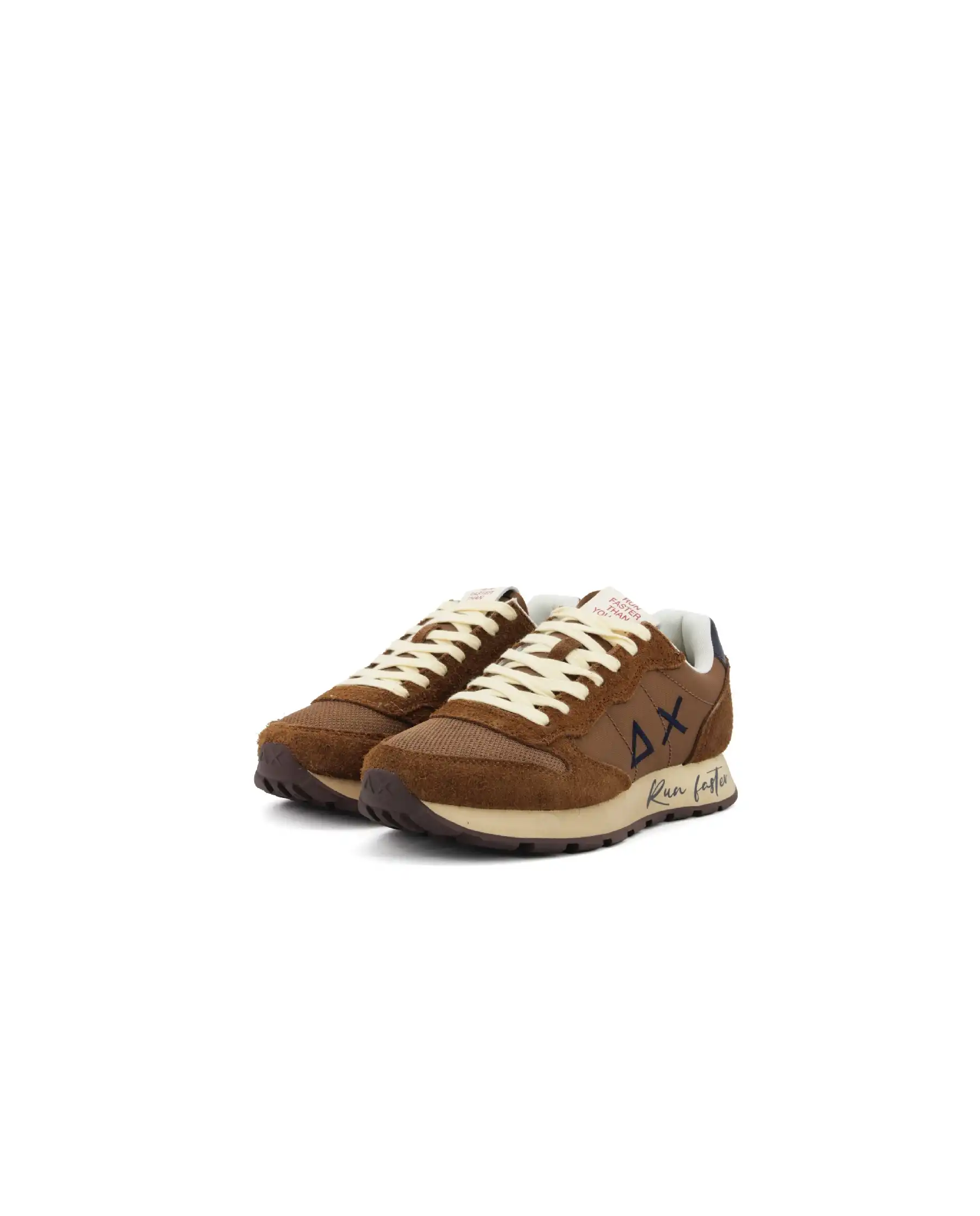 SUN 68 SNEAKERS TOM VINTAGE MARRONE