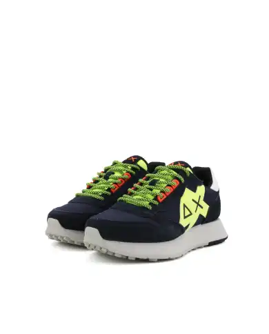 SUN 68 SNEAKERS JAKI FLUO BLU SUN 68 SNEAKERS JAKI FLUO BLU