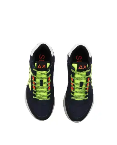 SUN 68 SNEAKERS JAKI FLUO BLU SUN 68 SNEAKERS JAKI FLUO BLU