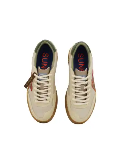 SUN 68 SNEAKERS LUIS LOW BEIGE SUN 68 SNEAKERS LUIS LOW BEIGE