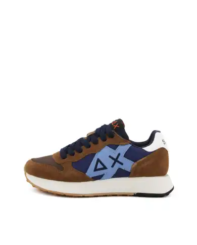 SUN 68 SNEAKERS JAKI BICOLOR MARRONE SUN 68 SNEAKERS JAKI BICOLOR MARRONE