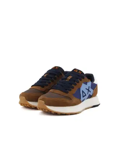 SUN 68 SNEAKERS JAKI BICOLOR MARRONE SUN 68 SNEAKERS JAKI BICOLOR MARRONE