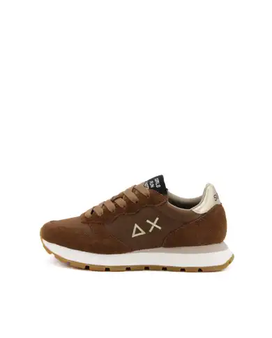 SUN 68 SNEAKERS ALLY GOLD MARRONE