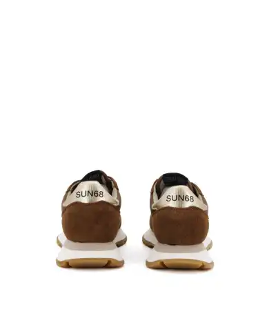 SUN 68 SNEAKERS ALLY GOLD MARRONE