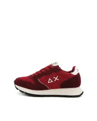 SUN 68 SNEAKERS ALLY GLITTER BORDEAUX SUN 68 SNEAKERS ALLY GLITTER BORDEAUX