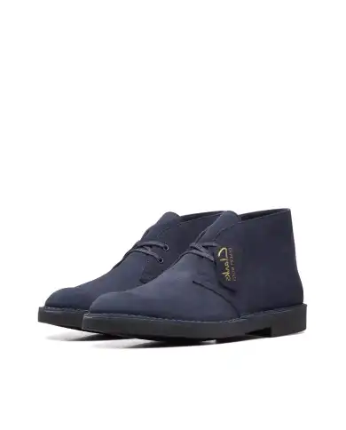 CLARKS POLACCHINI DESERT BOOT BLU CLARKS POLACCHINI DESERT BOOT BLU