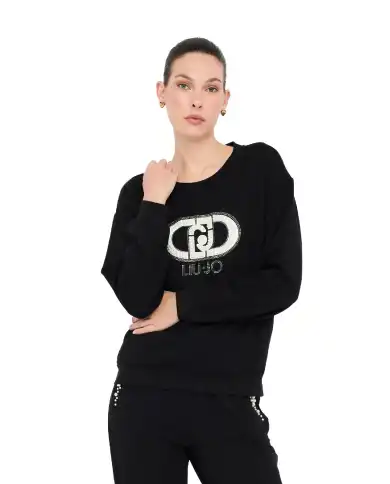 LIU JO FELPA NERO