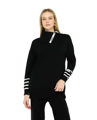 LIU JO MAGLIA LUNGA NERO LIU JO MAGLIA LUNGA NERO