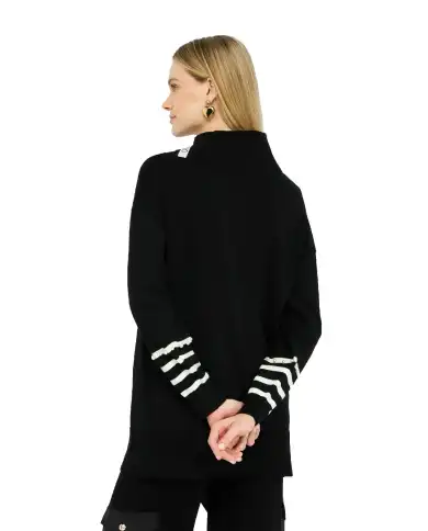 LIU JO MAGLIA LUNGA NERO