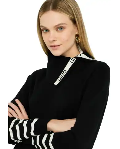 LIU JO MAGLIA LUNGA NERO