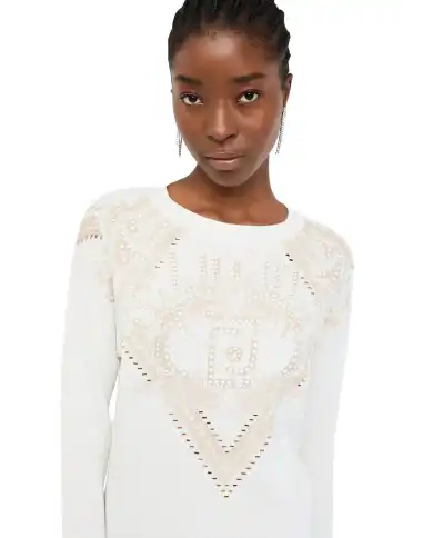 LIU JO MAGLIA BIANCO