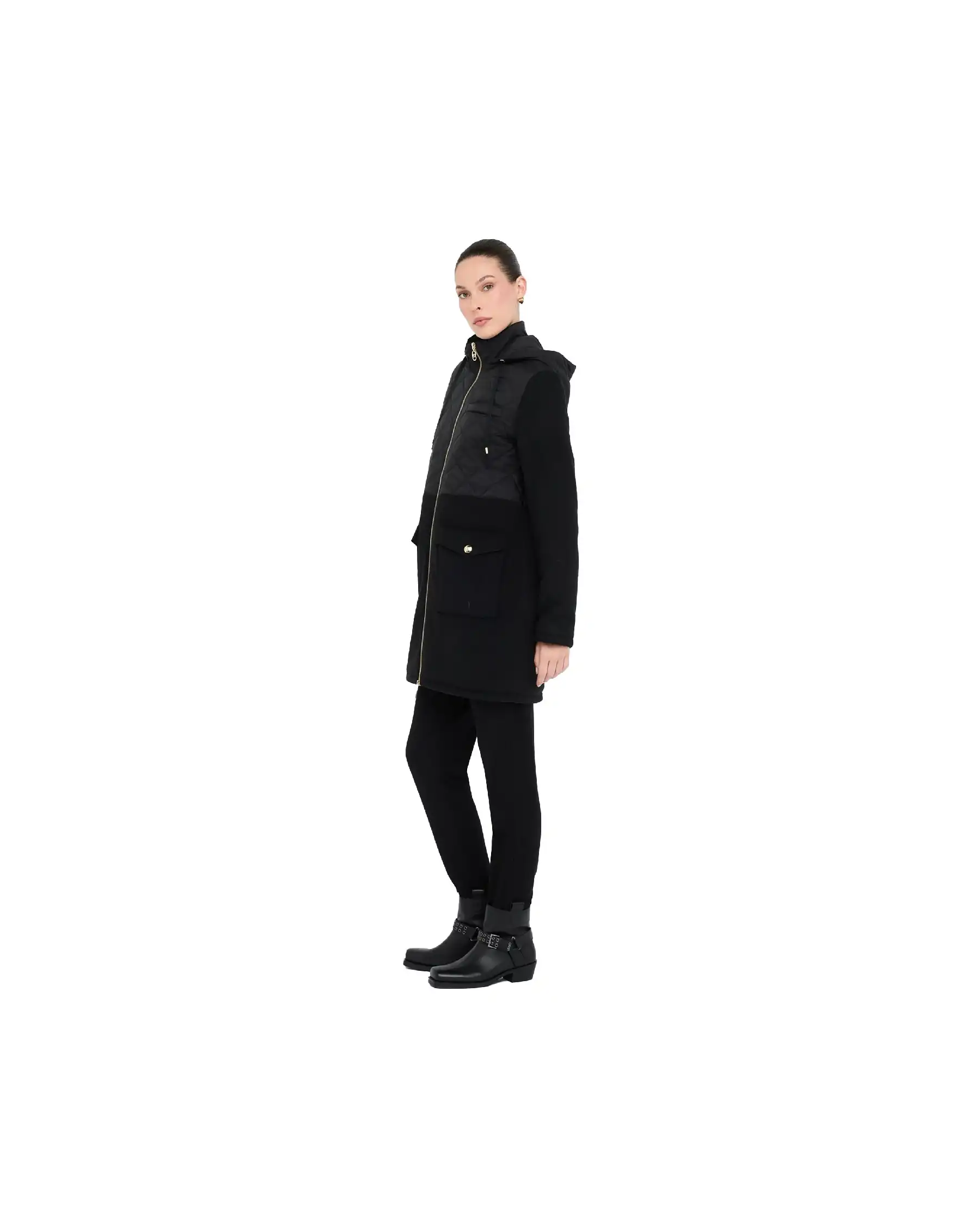 LIU JO PARKA NERO LIU JO PARKA NERO