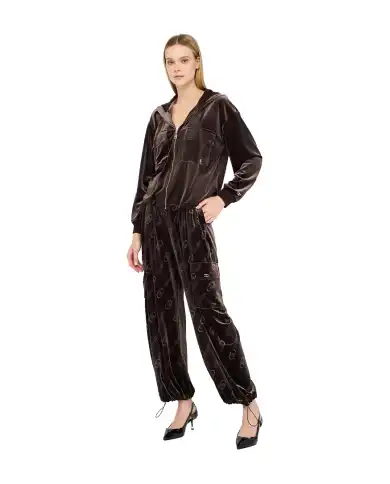 LIU JO FELPA MARRONE