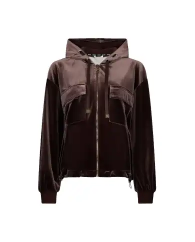 LIU JO FELPA MARRONE