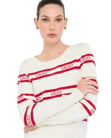 LIU JO MAGLIA BIANCO