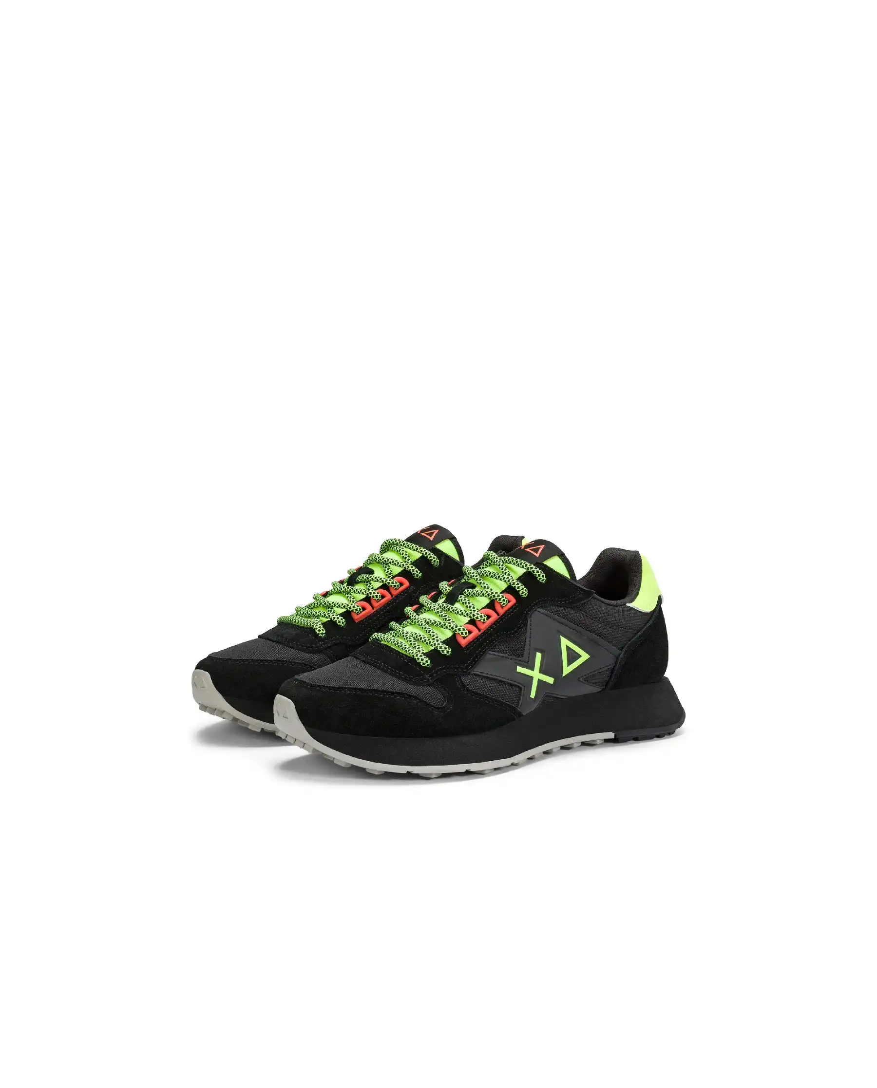 SUN 68 SNEAKERS JAKI FLUO NERO SUN 68 SNEAKERS JAKI FLUO NERO