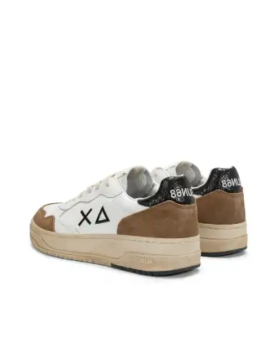 SUN 68 SNEAKERS BIG BASKET BIANCO
