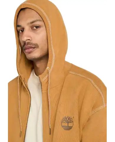 TIMBERLAND FELPA CON ZIP GIALLO TIMBERLAND FELPA CON ZIP GIALLO