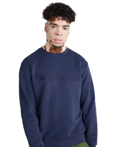 TIMBERLAND FELPA EMBROIDERY BLU TIMBERLAND FELPA EMBROIDERY BLU