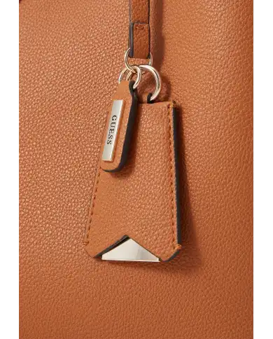 GUESS BORSA MERIDIAN COGNAC
