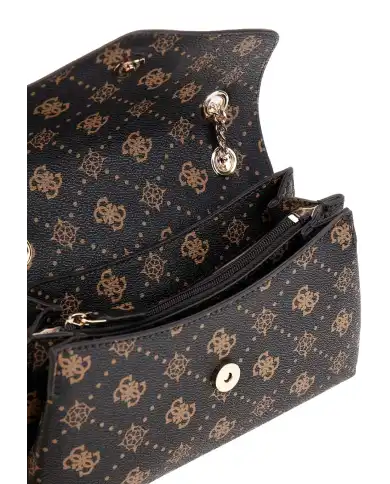 GUESS BORSA SILIA MARRONE