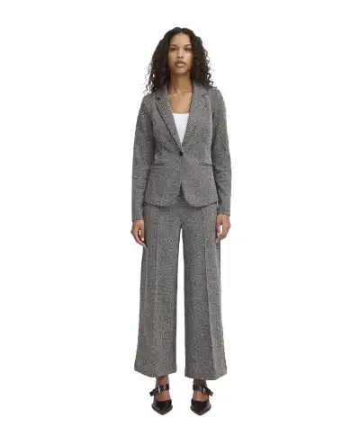 ICHI BLAZER KATE JACQUARD GRIGIO ICHI BLAZER KATE JACQUARD GRIGIO