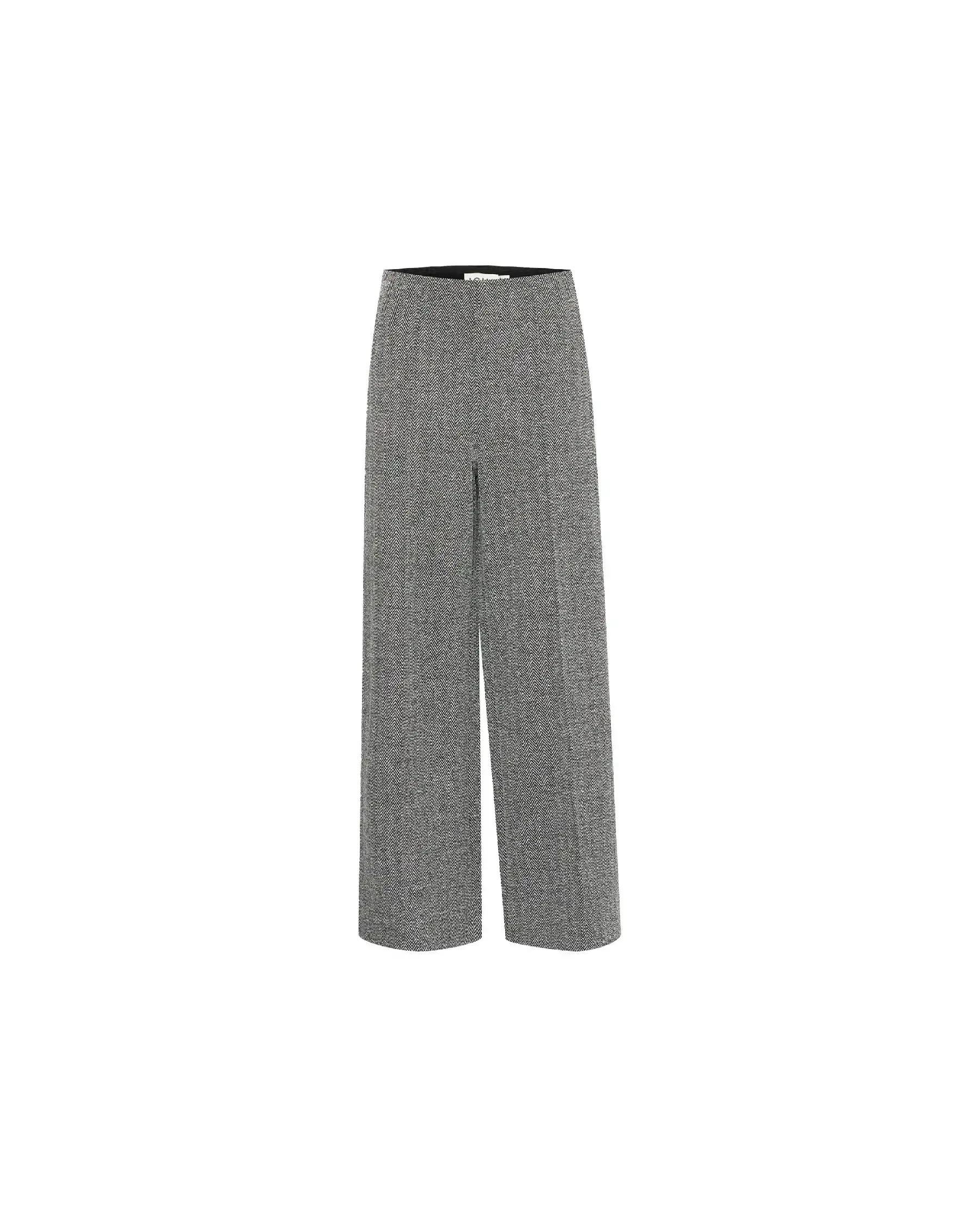ICHI PANTALONI KATE JACQUARD GRIGIO ICHI PANTALONI KATE JACQUARD GRIGIO
