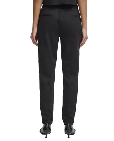 ICHI PANTALONI KATE STRAIGHT NERO