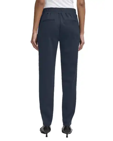 ICHI PANTALONI KATE STRAIGHT BLU ICHI PANTALONI KATE STRAIGHT BLU