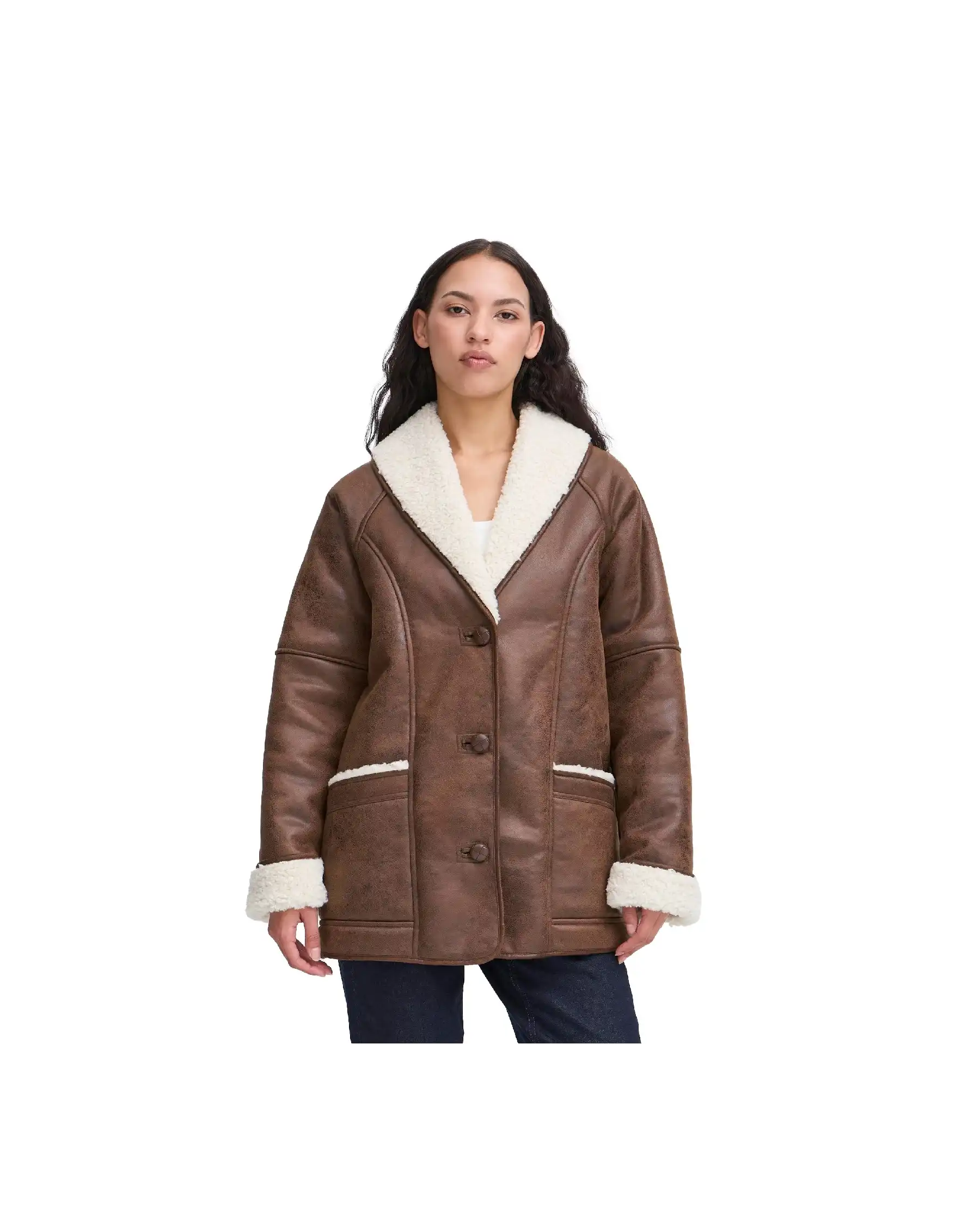 ICHI CAPPOTTO GIZONA MARRONE