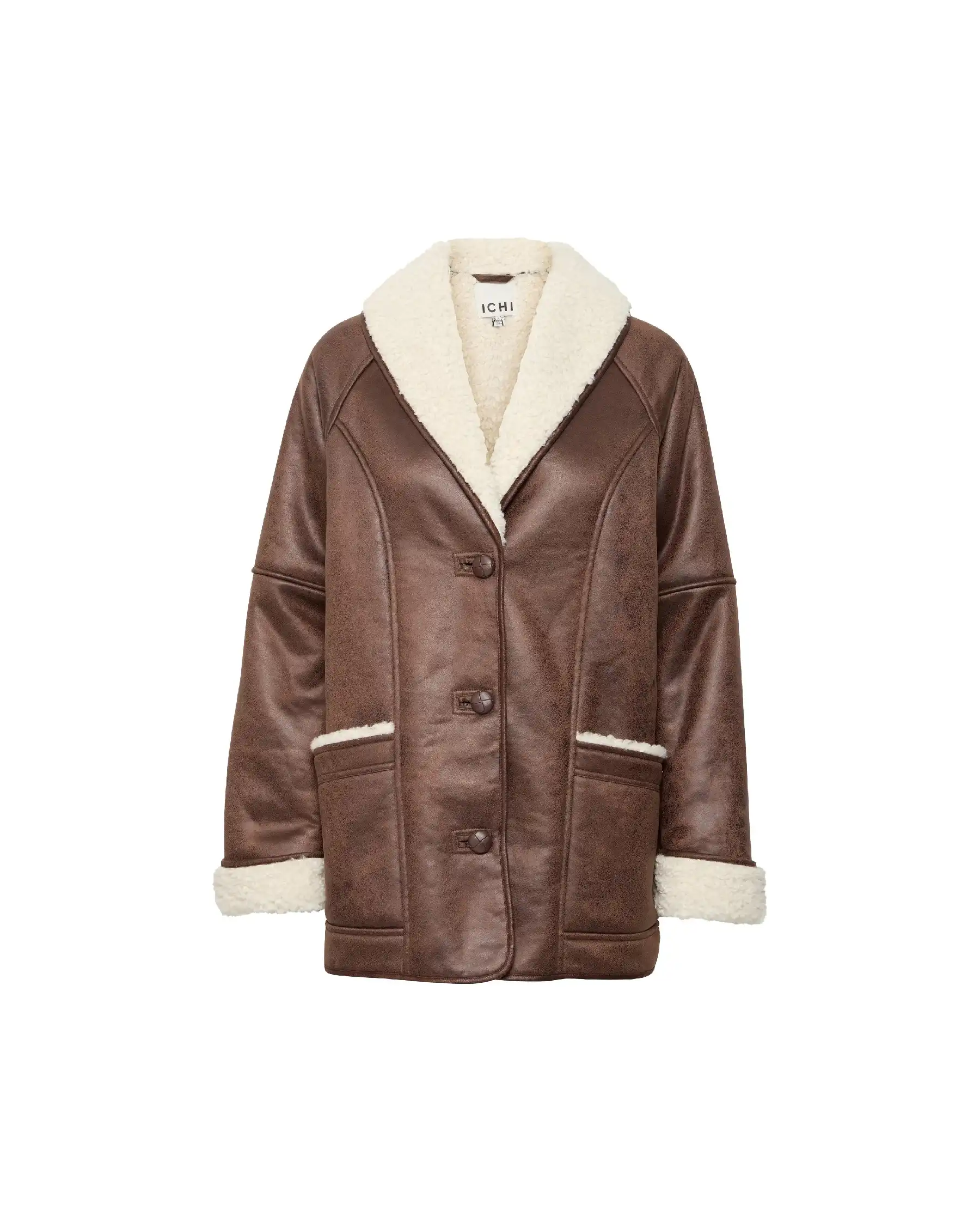 ICHI CAPPOTTO GIZONA MARRONE