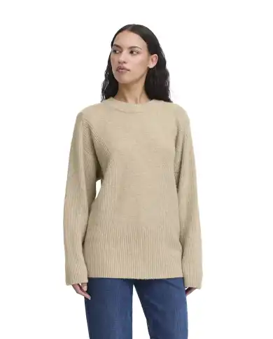 ICHI MAGLIONE DUCIE BEIGE ICHI MAGLIONE DUCIE BEIGE