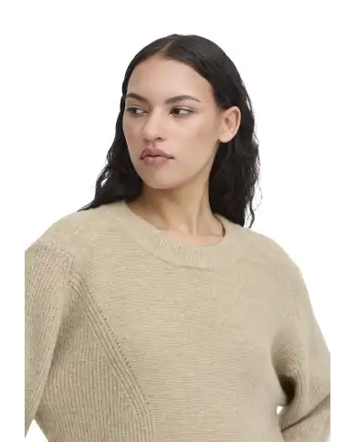 ICHI MAGLIONE DUCIE BEIGE