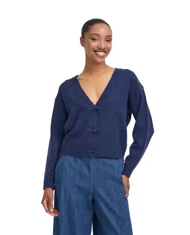 ICHI CARDIGAN DASILA BLU ICHI CARDIGAN DASILA BLU