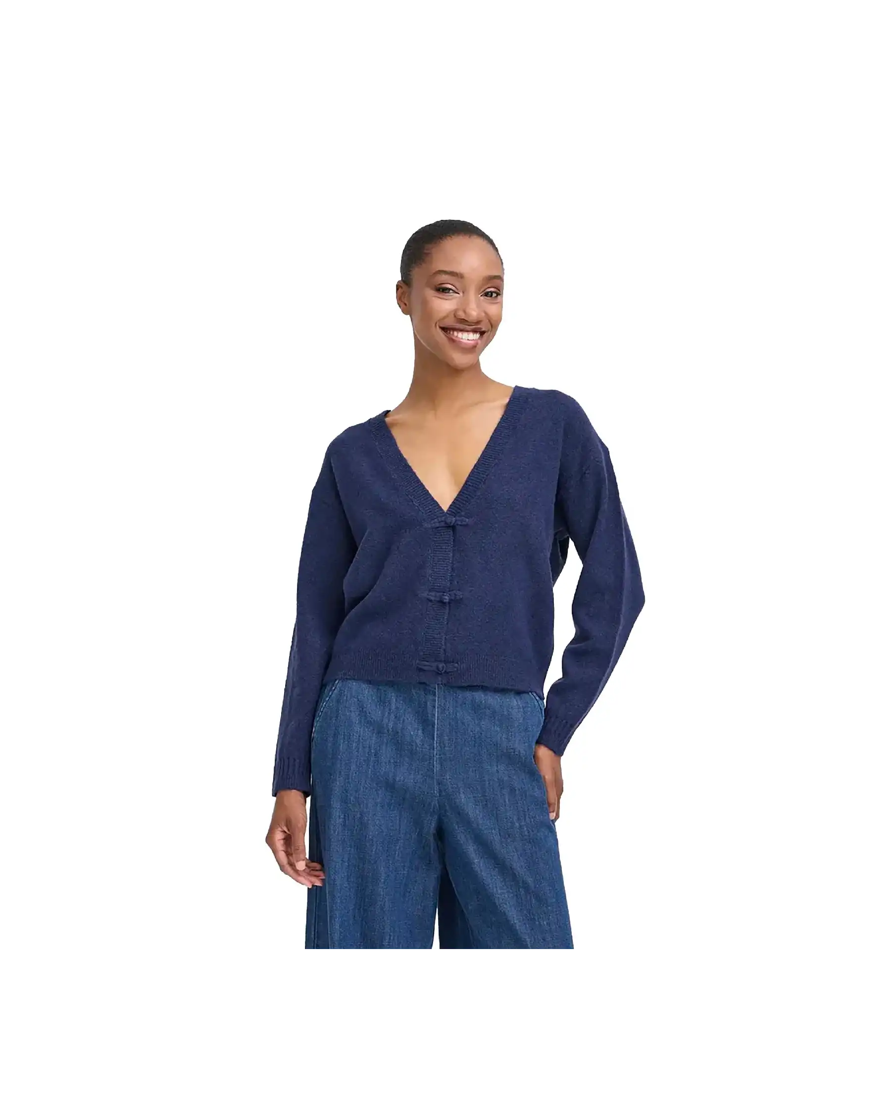 ICHI CARDIGAN DASILA BLU