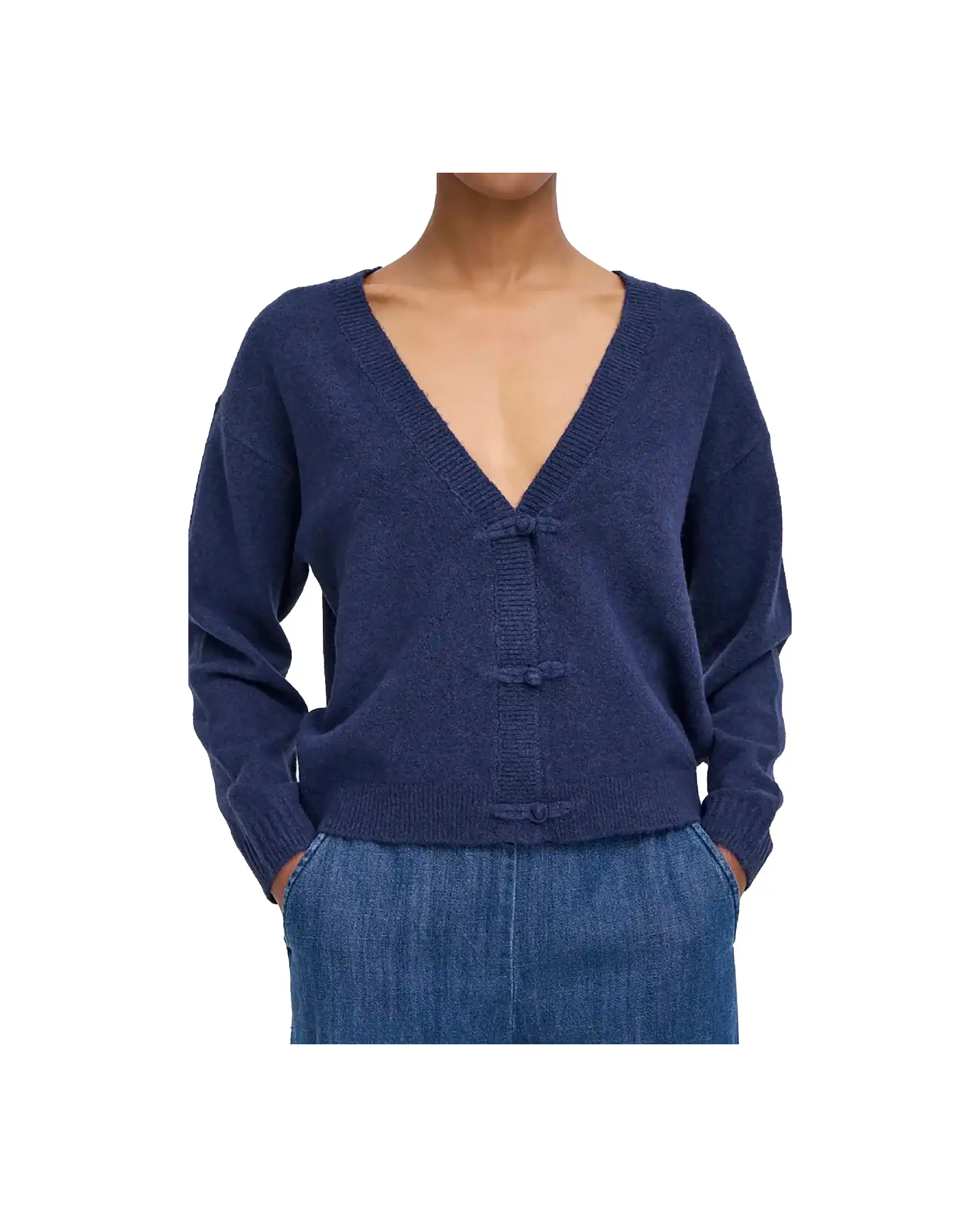 ICHI CARDIGAN DASILA BLU