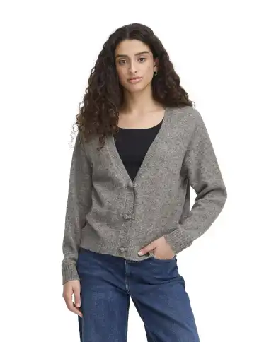 ICHI CARDIGAN DASILA GRIGIO ICHI CARDIGAN DASILA GRIGIO