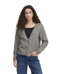 ICHI CARDIGAN DASILA GRIGIO