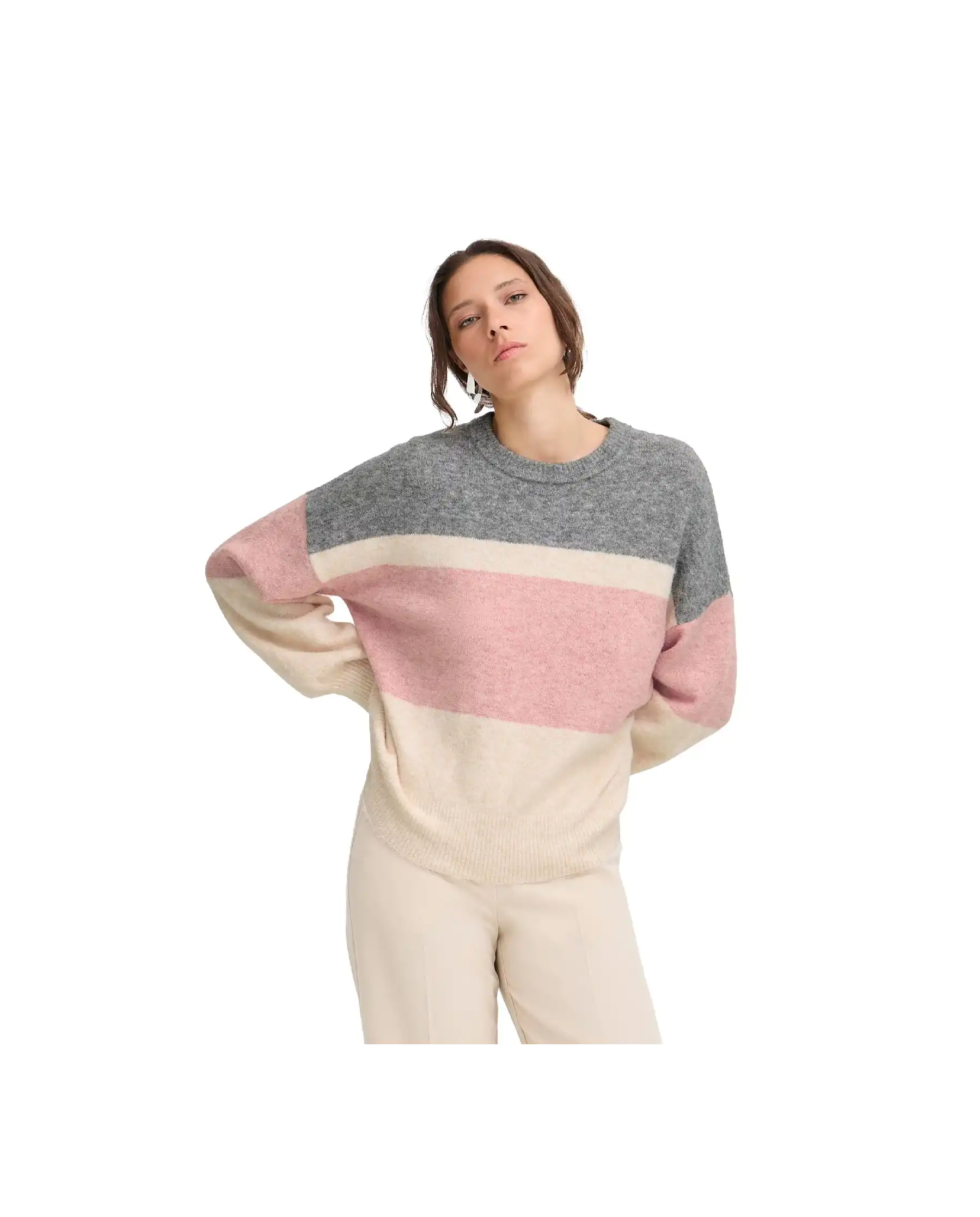 B.YOUNG MAGLIONE OMEA MULTICOLOR