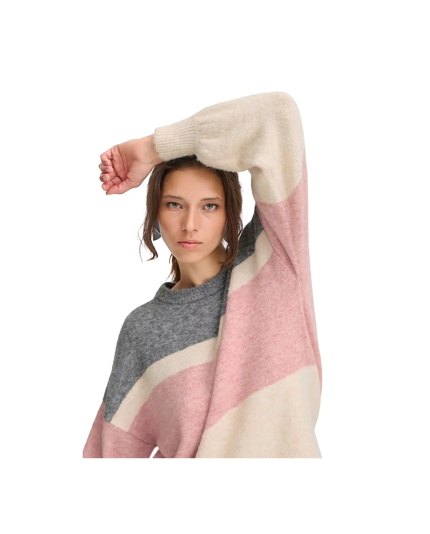 B.YOUNG MAGLIONE OMEA MULTICOLOR