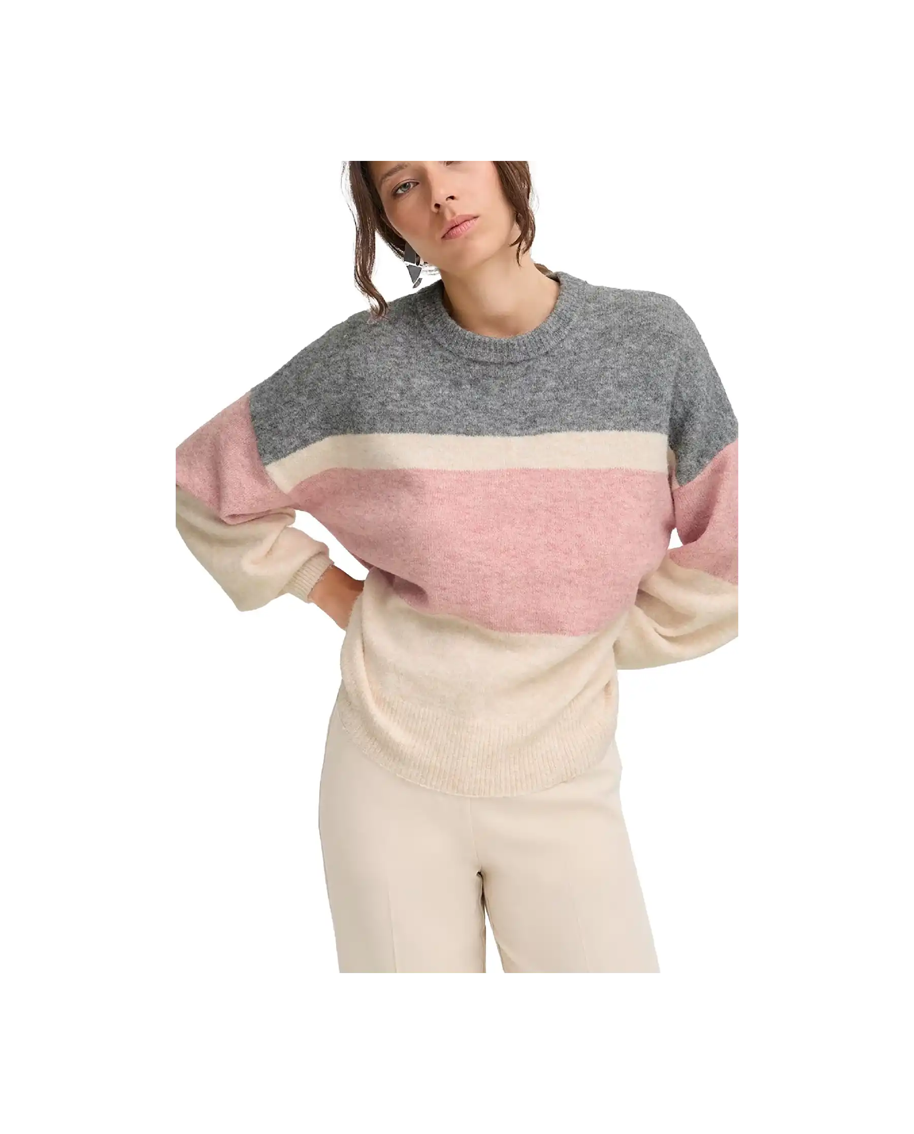 B.YOUNG MAGLIONE OMEA MULTICOLOR