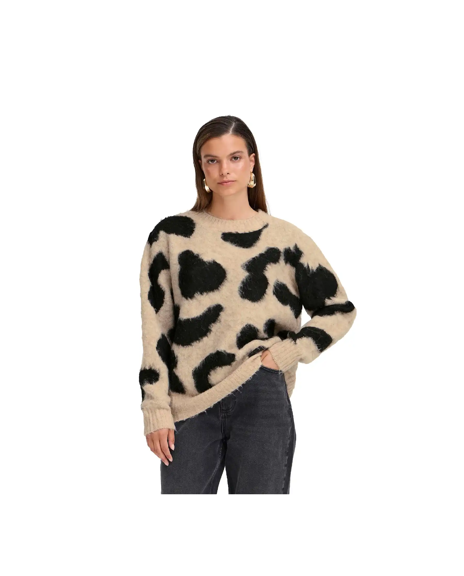 B.YOUNG MAGLIONE MINYAX BEIGE